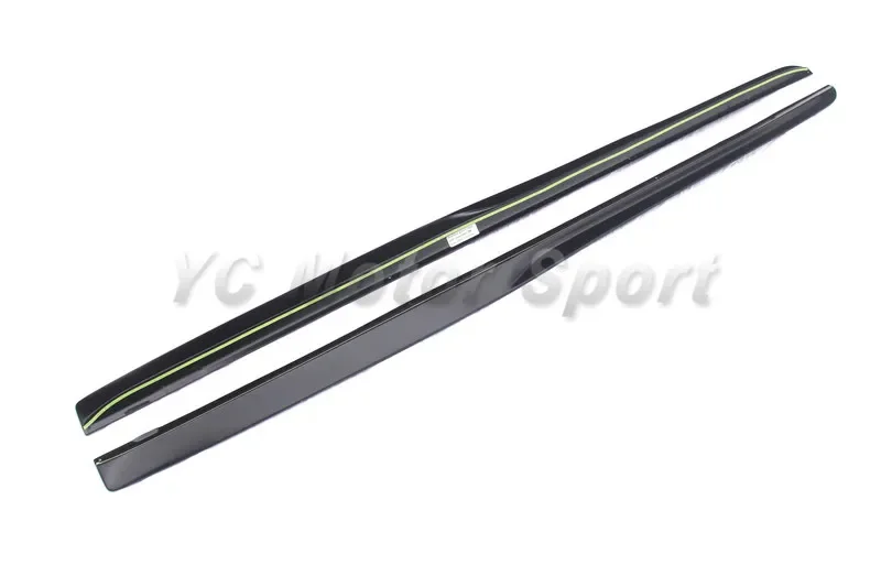 Car Accessories FRP Fiber Glass PSM Style Side Skirt Extension Fit For 2015-2016 MB W205 C63 PSM Style Side Skirts Underboard