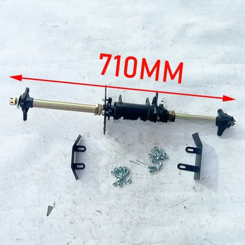 ATV four-wheel, Little Bull ATV karting accessories bold rear axle assembly rear axle with flange with disc brake disc