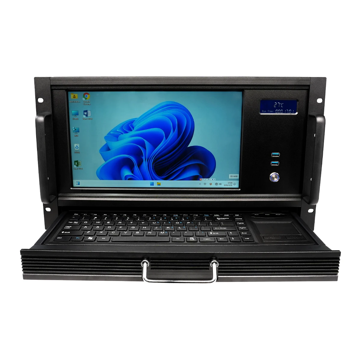 6U All-in-One Workstation Server Case 13.3