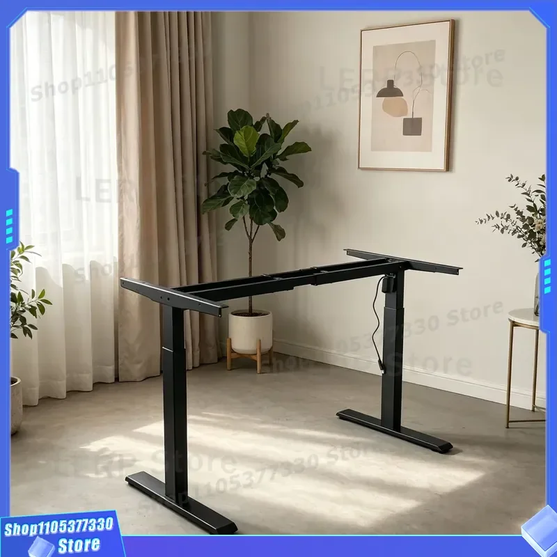 Electric Lifting Desk Rack Intelligent Retractable Adjustable Home Office Workstation Ergonomic Standing Table Frame for