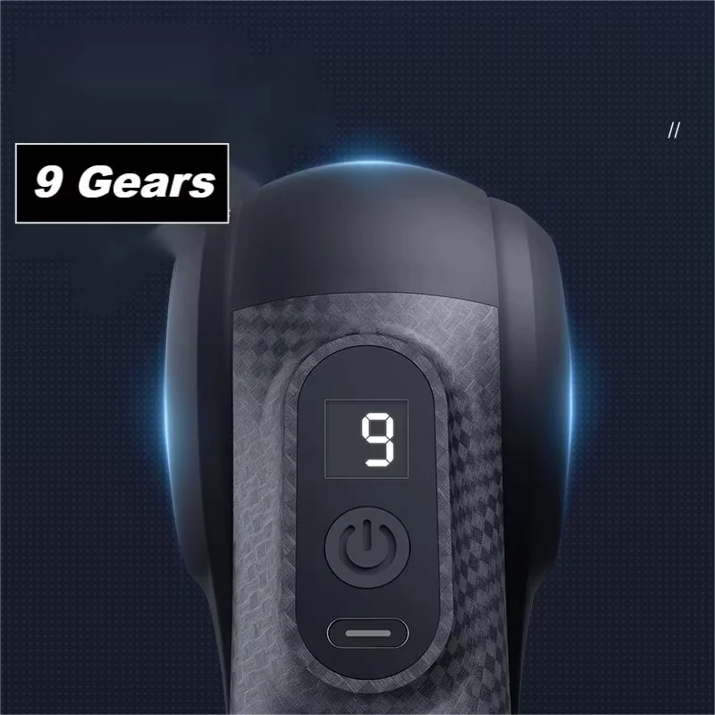 

Professional Golfer Mini Triangle Massage Gun, 9 Gears, 9 Heads, Deep Tissue Muscle Massager, 1500mAh, Long-Lasting Fascia Gun