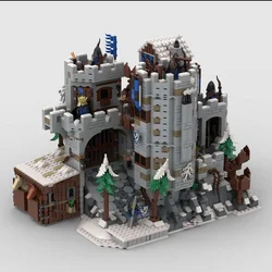 NEW 3729-Piece Medieval European Street & Winter Castle DIY Set - Kids’ Building Blocks Creativity Kit, MOC-10320, Perfect Birth