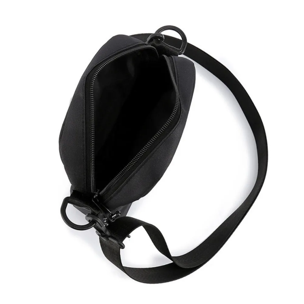 حقائب كتف عصرية متعددة الوظائف للرجال من القماش حقيبة الهاتف المحمول حقيبة رياضية كاجوال مربعة حقيبة كروس صغيرة خفيفة الوزن