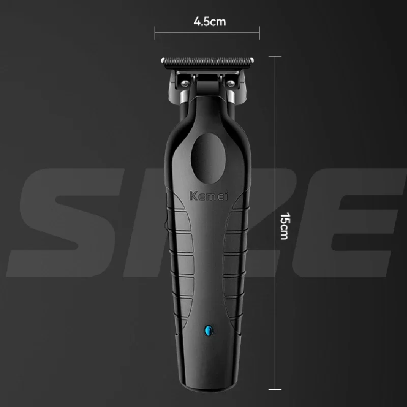 Kemei-cortadora de pelo profesional para hombre, Máquina Eléctrica de corte de pelo, recargable, para Barba y barbería