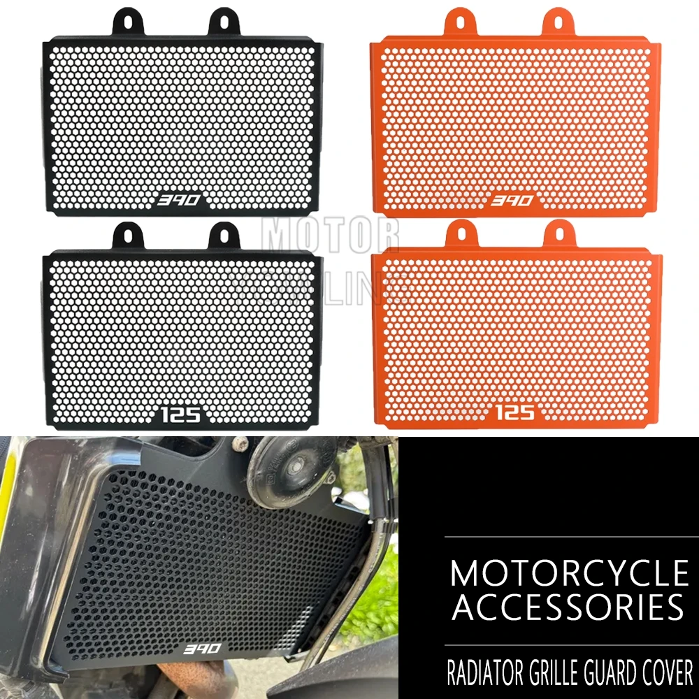 

For DUKE 125 250 390 Accessories Motorcycle Radiator Guard Protection Grille Protector Cover DUKE390 DUKE250 DUKE125 2017-2023