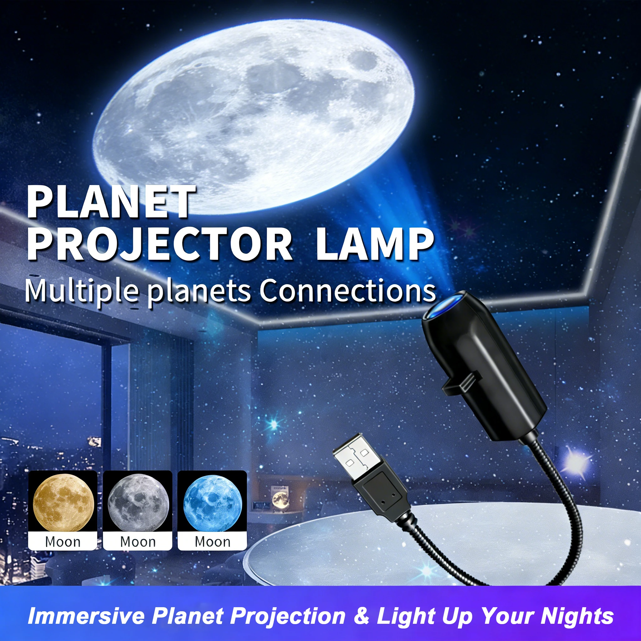 Usb Moon Earth Plan…