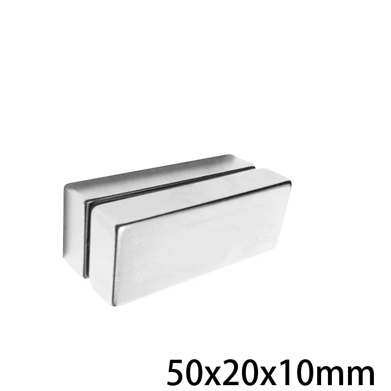 50x20x10 Thick Quadrate Magnets 50mm X 20mm X10mm For Home Refrigerators, Offices DIY 50x20x10mm Strong Powerful Magnet 50*20*10