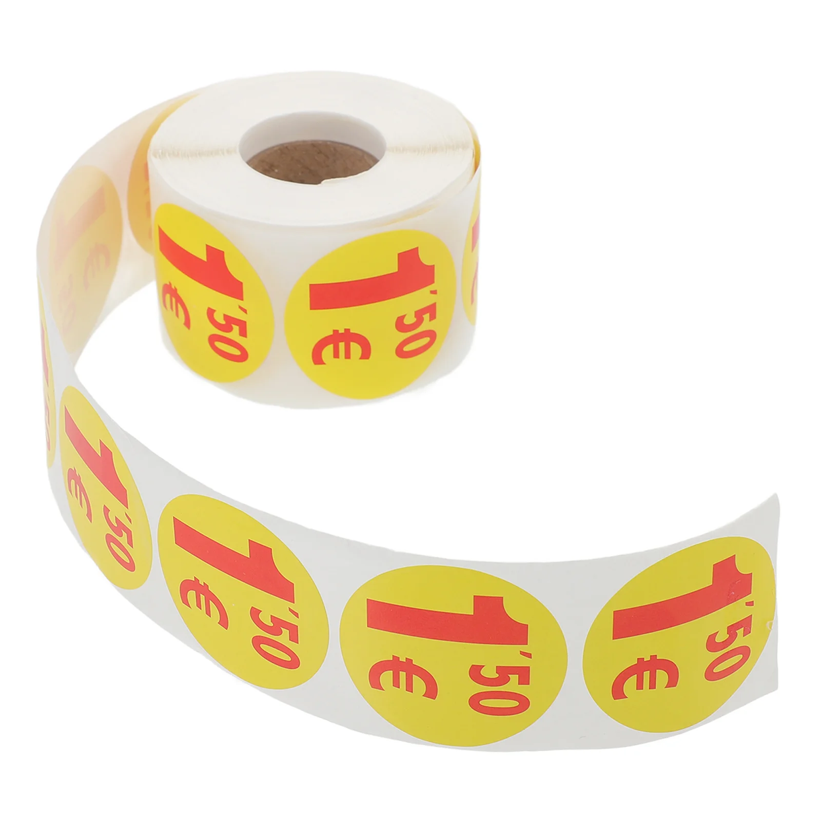 

1pcs 1 Roll Price Stickers Round Bright Self-Adhesive Sale Pricing Labels For Supermarket Retail Store Yard Sale Small Business