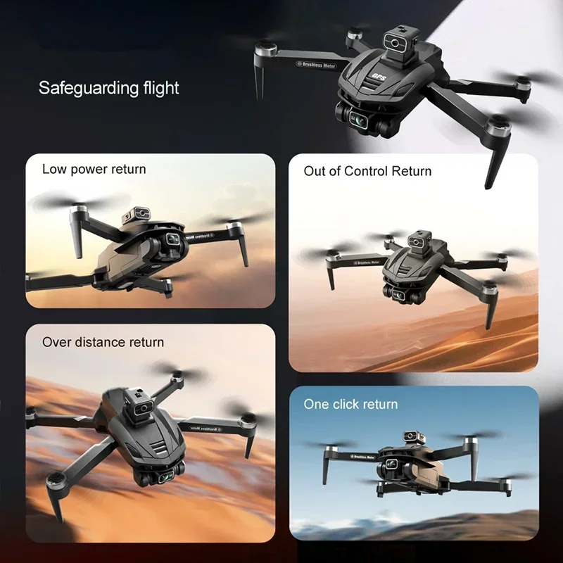 V168 ProMax Camera Drone 5g Wifi 8k Dual-camera Professional Aerial Photography Quadcopter Obstacle Avoidance Professional Drone