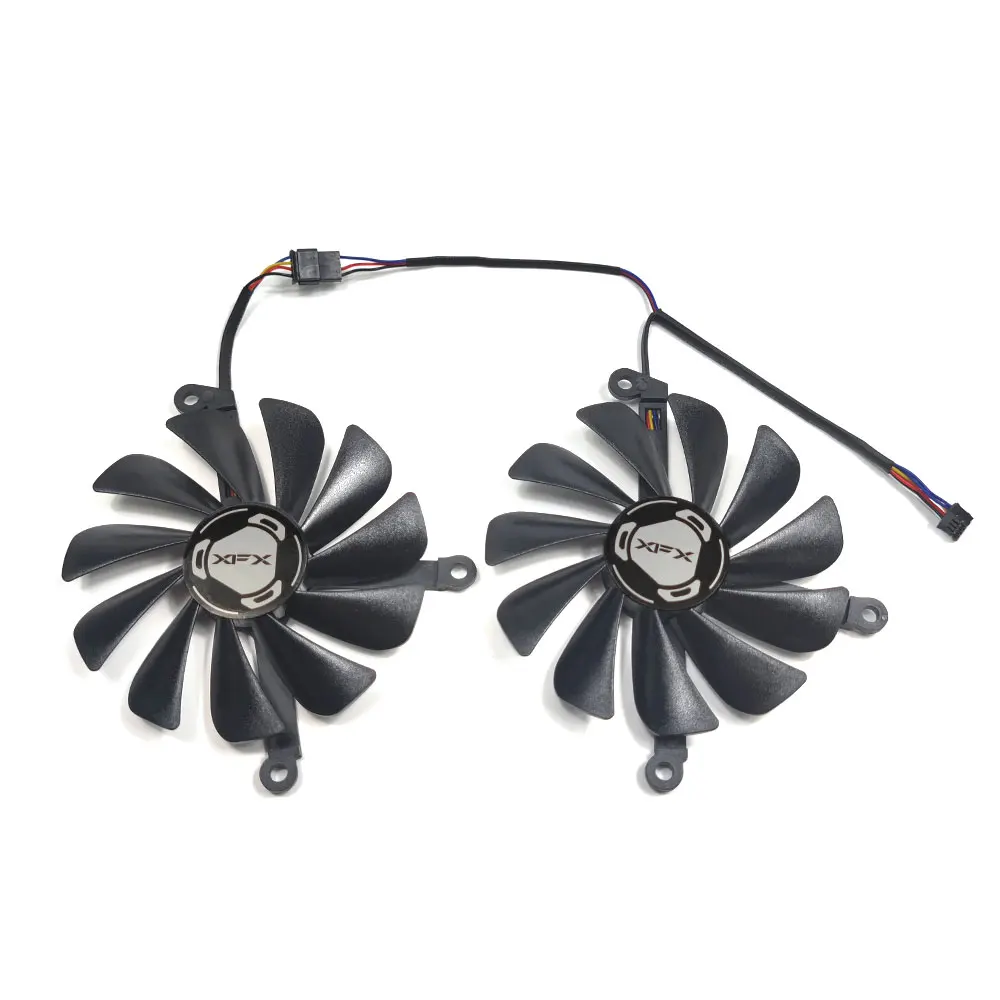 NEW 95MM FDC10U12S9-C CF1010U12S RX 5700 GPU Fan，For XFX Radeon RX 5700 DD Ultra、RX 5700XT THICC II Ultra Video Card Cooling Fan