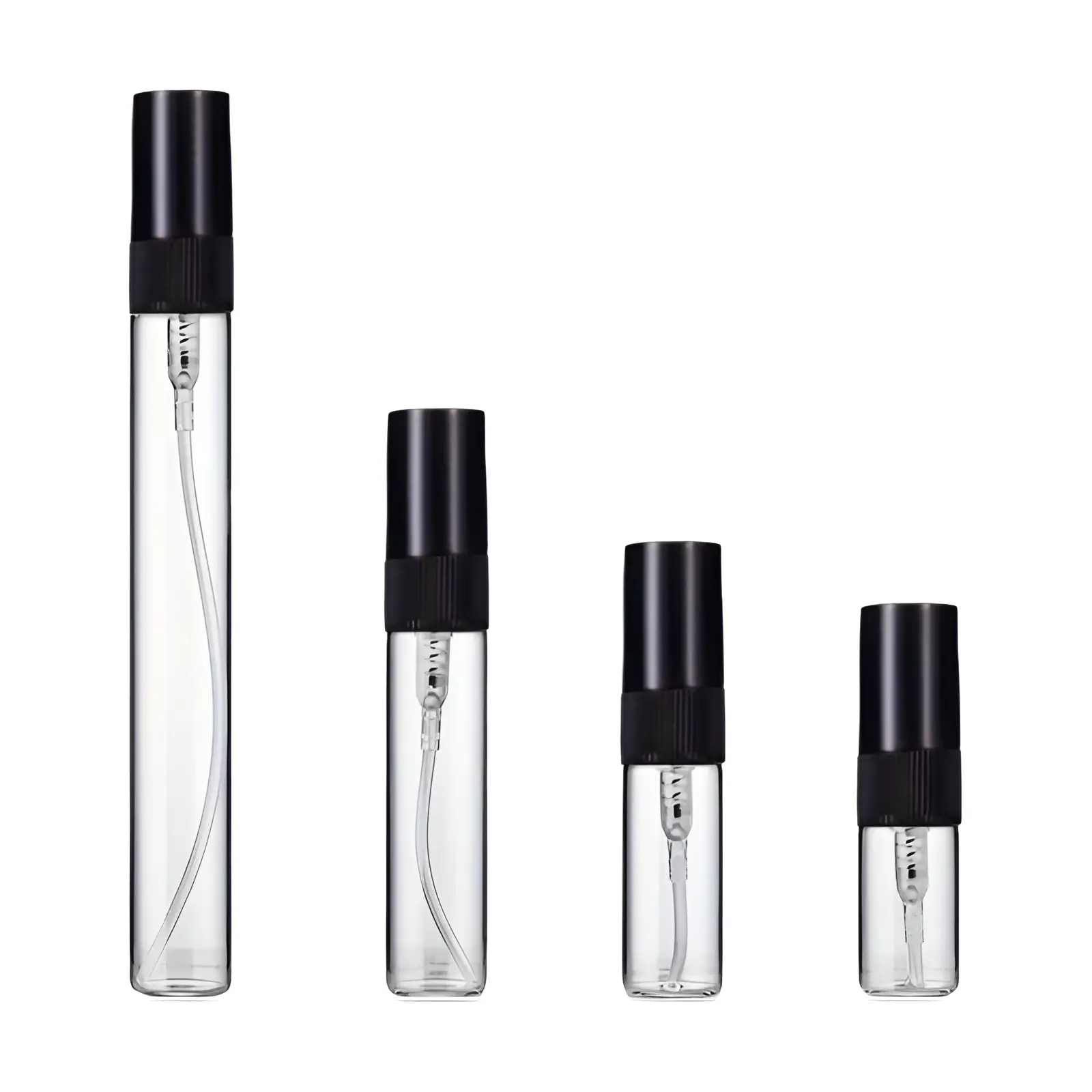 30 peças + 4 acessórios 2/3/5/10ml frasco de spray de vidro-contém 30 frascos de spray, 1 funil, 1 artefato de distribuição, 1 canudo, 1 seringa