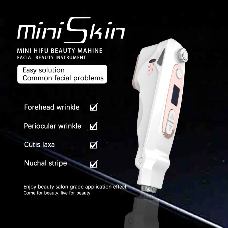 Mini Hifu Face Lift Beauty Machine Anti Aging Ultrasound Skin Care Device Skin Tightening Wrinkle Remover For Women SPA Home Use