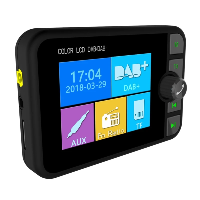 Radio coche DX11 + adaptador Radio, transmisor Fm compatible con Lcd 2,4 manos libres