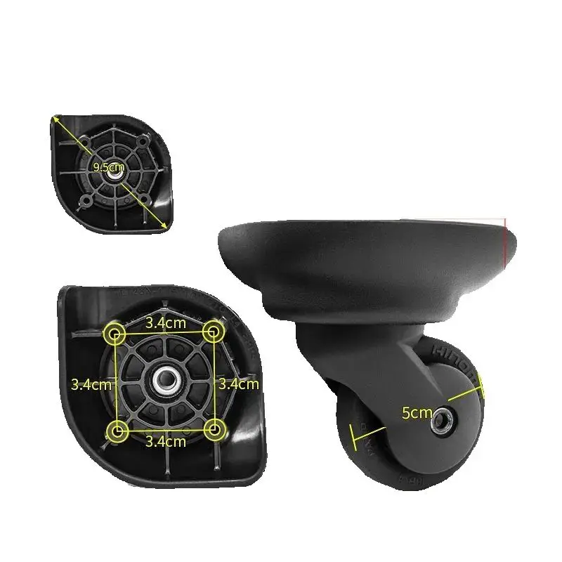 Luggage Wheel LT28N-1/LT28N HINOMOTO Suitcase Swivel Caster Wheel Replacement Accessories