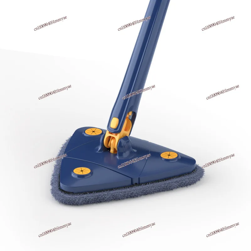 

Bestseller Imitation Hand Wringing Hand Washing Mop, Household Wringing Water Mop Lazy Rotating Mop New Triangular Mop blue