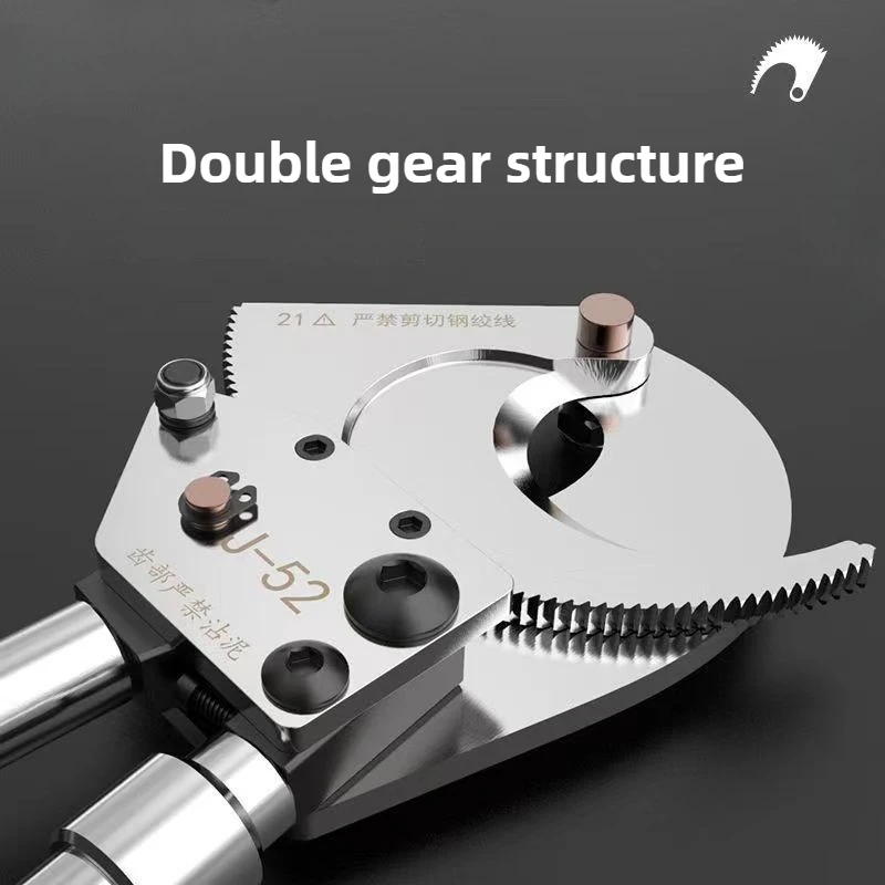 Cisailles à câble à cliquet, pince à câble professionnelle extensible, coupe-fil multifonction robuste, coupe-boulons en cuivre et aluminium