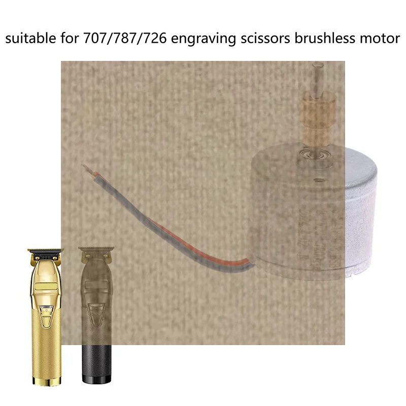 24mm 3.7V 7200rpm Brushless Motor With Brass Copper Head Replacement Accessories For 787/726/707 Hair Trimmer Clipper