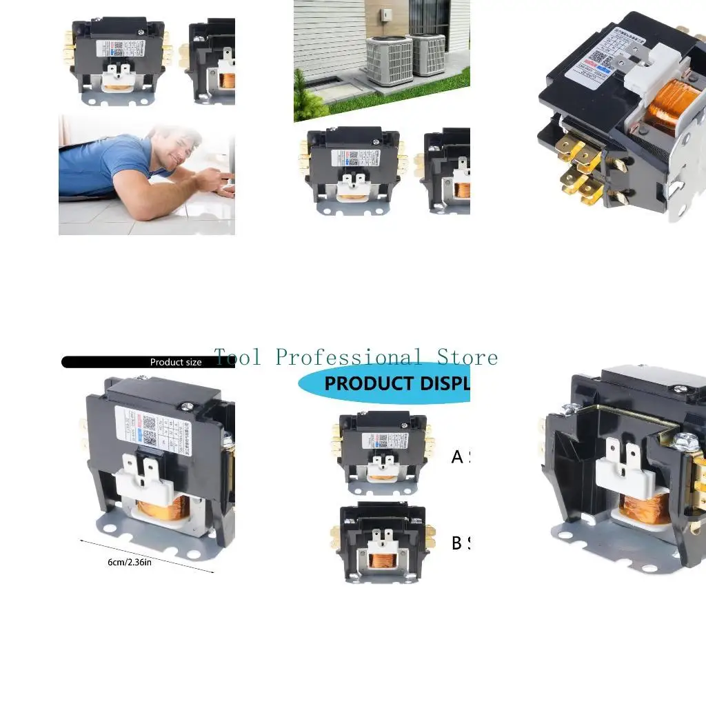 57QF Practical Single Poles Contactor 130A 30A for Effective Heat Operations