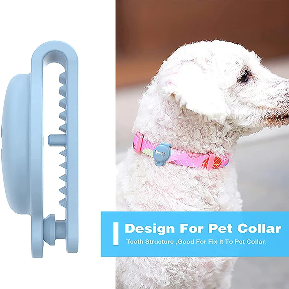 Dog Airtag Collar Air Tag, for Apple Air Case Cover, Airtag Case, Air Tag Case 1PC Remachadora Silver rivets and burrs