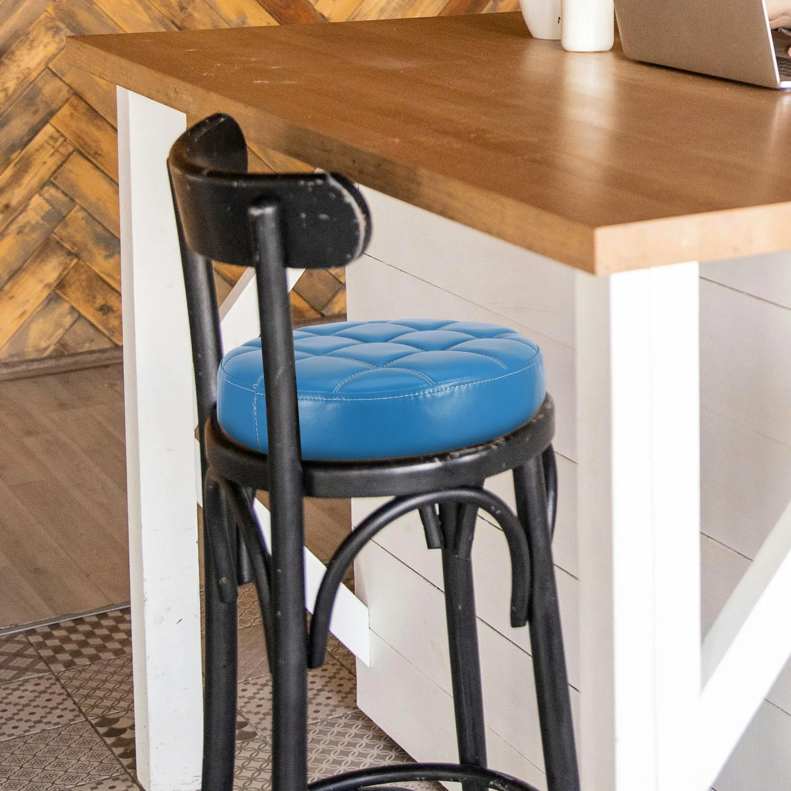 

Round Replacement Seat Stool PU Foam Padded Cushion Cover Top Bar Chair Stool Seat Pad Replacement Round Bar Chair Seating Pad