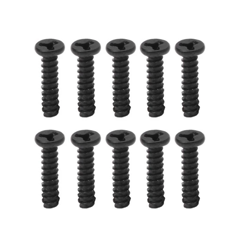 Preto Y-Shaped Parafusos de substituição para Switch Joy-Con Controller, Alta Qualidade, 10Pcs