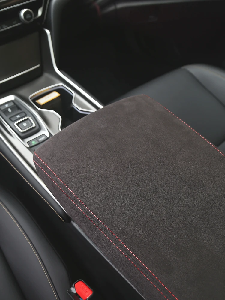 For 10th Gen 2023 Honda Accord Accessories 2018 2019 2024 2021 2022 Armrest Box Protective Sleeve Suede Leather Car Armrest Pad