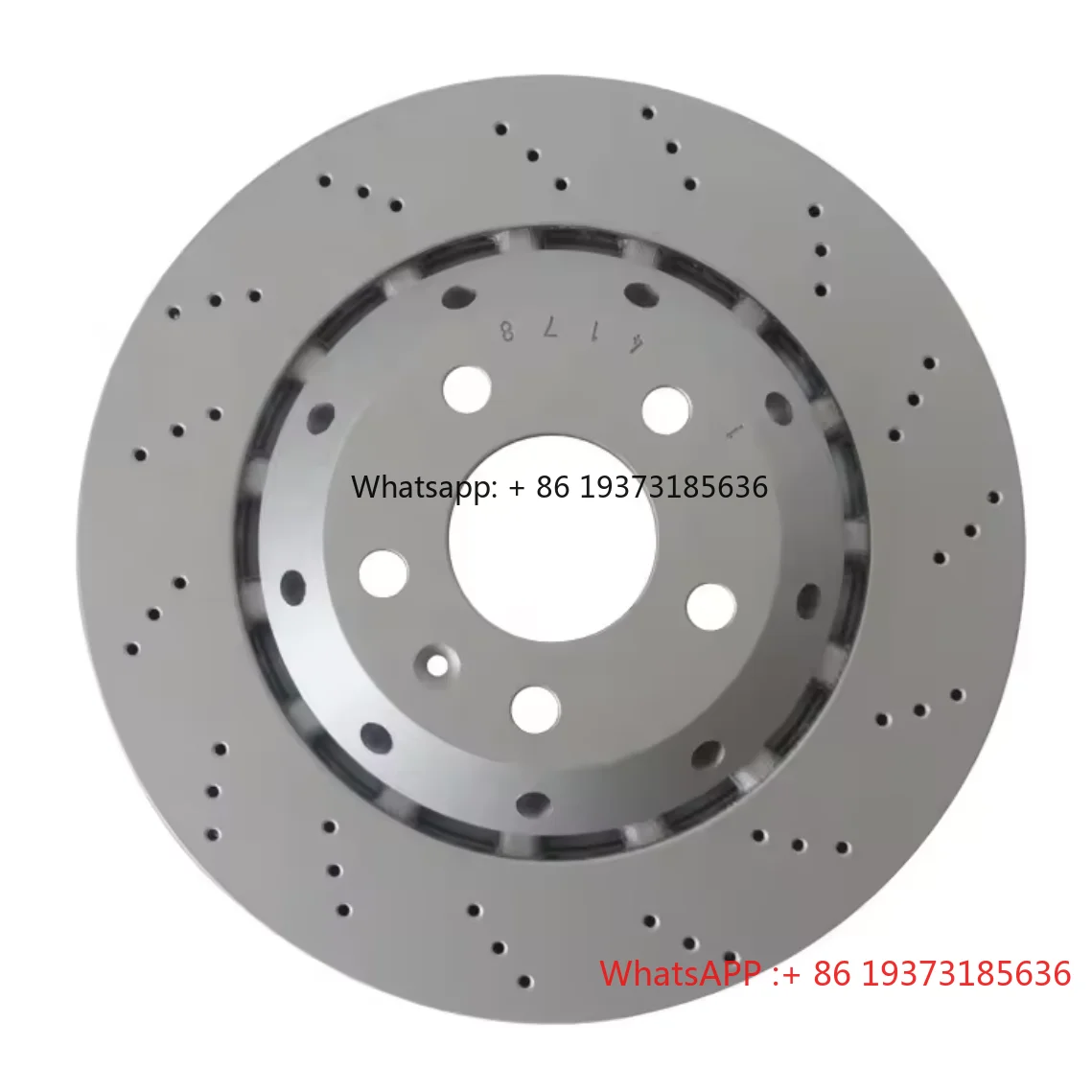 For Audi RS4 B7 Rear Left and Right Brake Discs 8E0615602D 8E0615601AB 324 Mm Pair