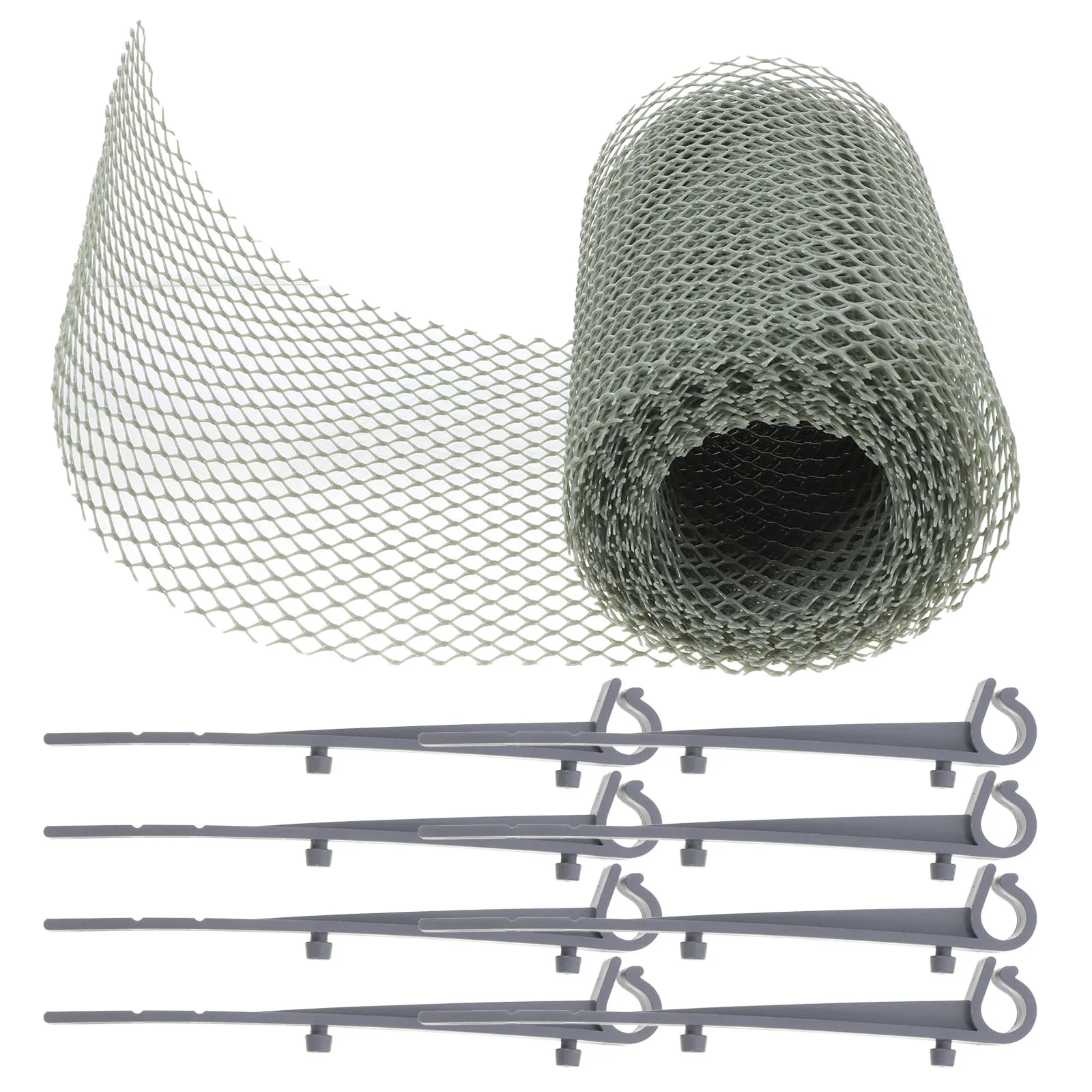 

Guard Mesh Roll 5M X 20Cm Leaf Filter For Roof Gutter Protection Diy Fit Plastic Mesh Screen Gutter Cover Downspout Filter