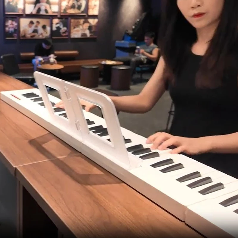 Portable Electronic Piano 88 Key Folding Magnetic Electronic Organ Adult Kid Beginner Pianos Entry Level Practice Electric Piano