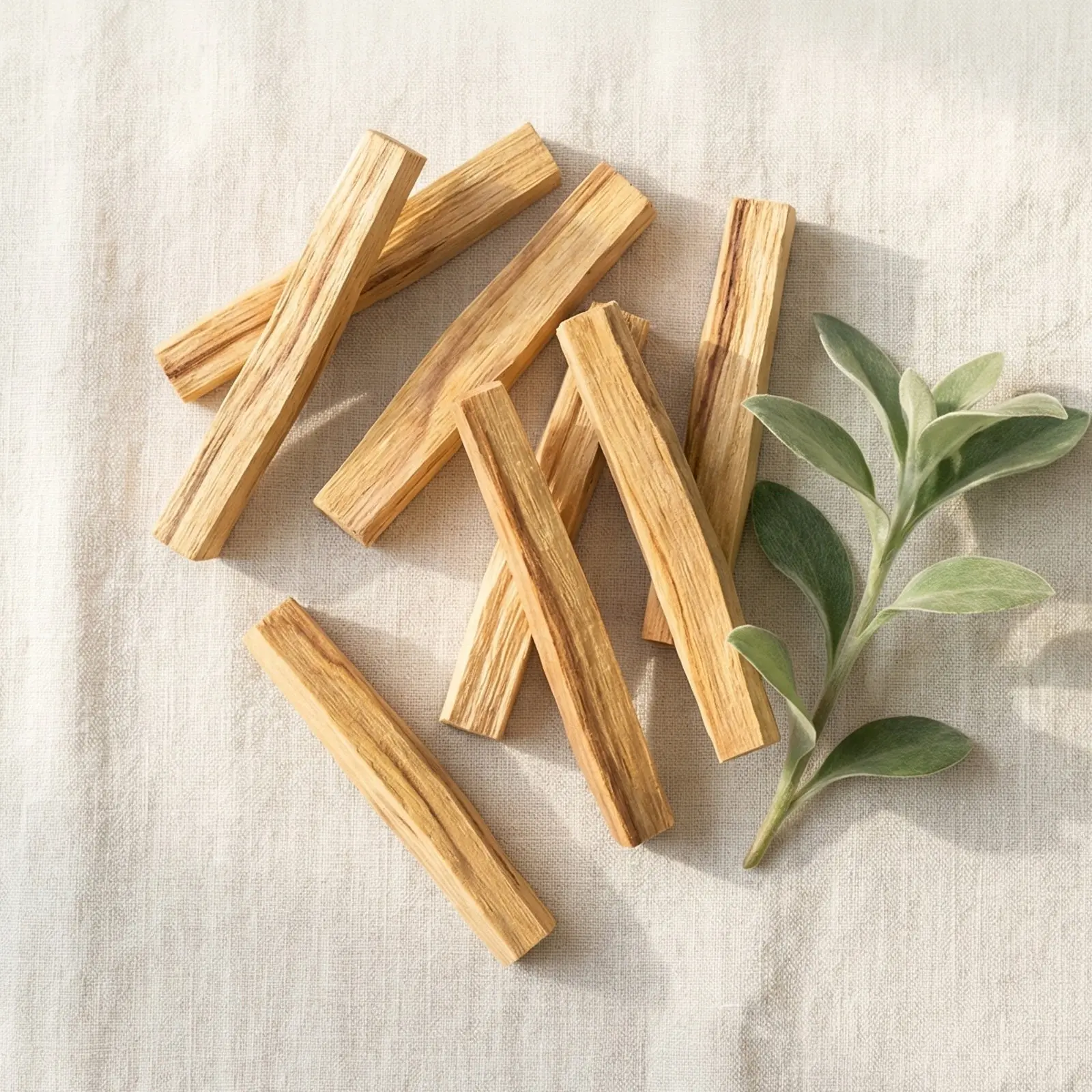 8Pcs Natural Peruvian Sacred Wood Incense Bricks Palo Santo for Spiritual Cleansing Meditation Home Fragrance Smudging