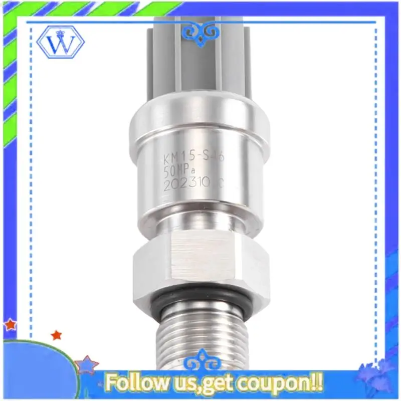 M46K-1 PCS Piezas de repuesto Accesorios KM15-S46 Sensor de presión de alta presión Sensor de presión Accesorios de excavadora