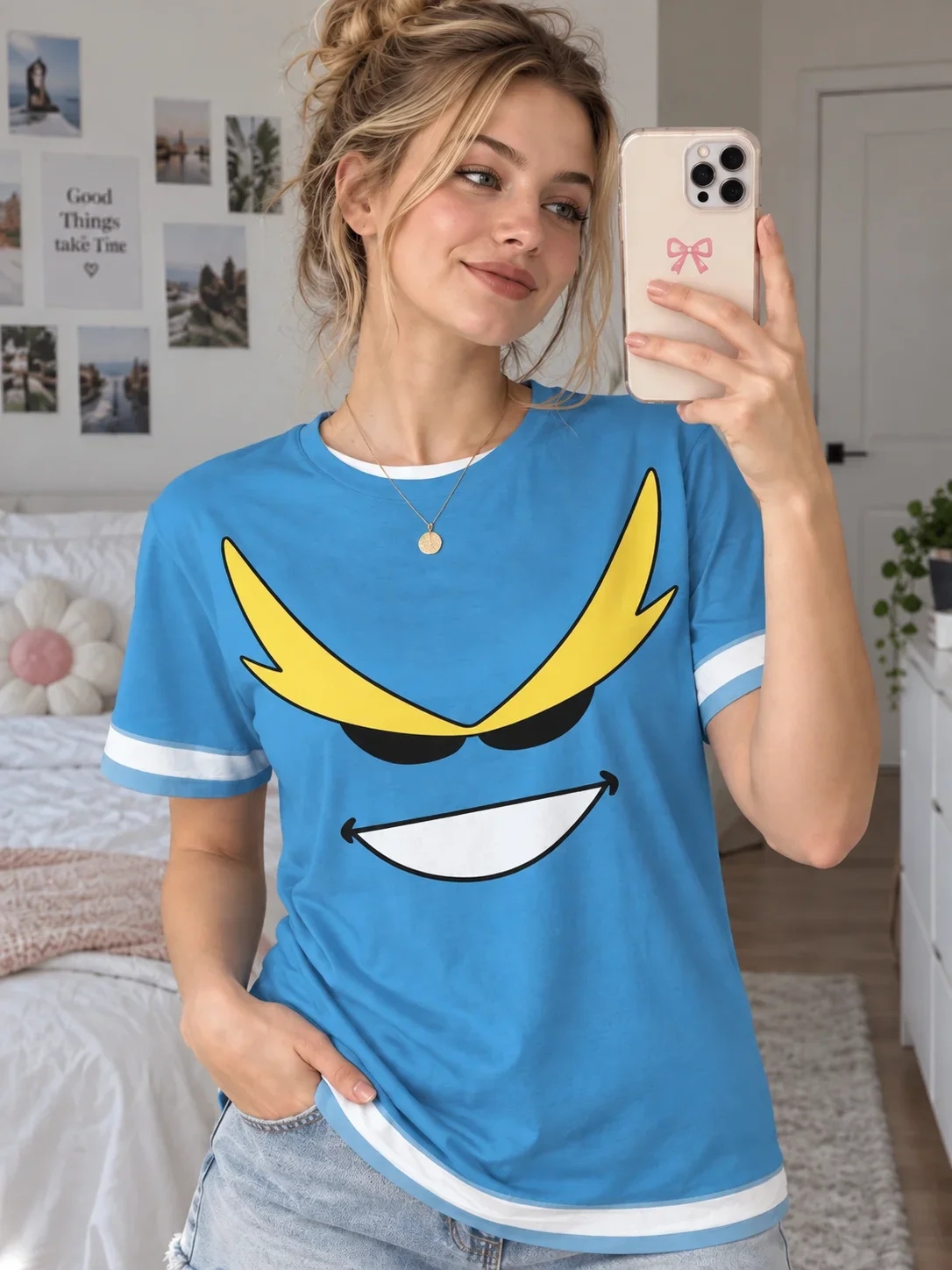 3D Printing Men's Women's My Hero T-shirt My Hero Academia Nonno 5th Edition Jersey T-shirt Tops All Might Anime Women's T-shirt