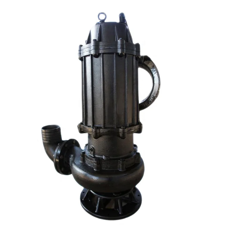 7.5HP-60HP Sewage Water Pump WQ Industry High Pressure Submersible Sewage Pump With Cutting Impeller