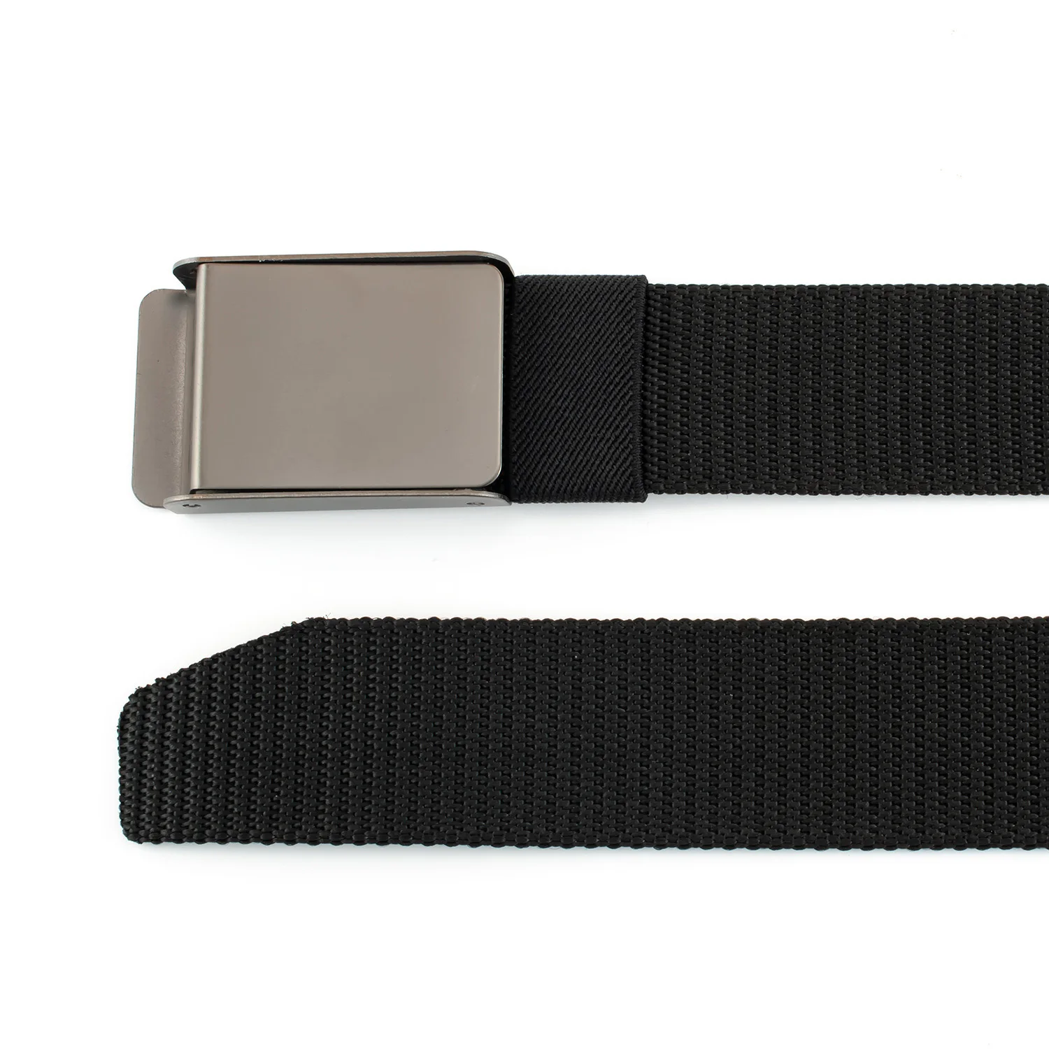 Persgesp Tin Canvas Riem Verdikte Tank Graan Nylon Geweven Riem Punch Gratis Heren Riem A3422
