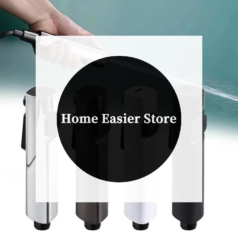 Pressurization Toilet Sprayer Shower Head Universal 4'' Point WC Clean Handheld Bathroom Accessories Water Hose Spray