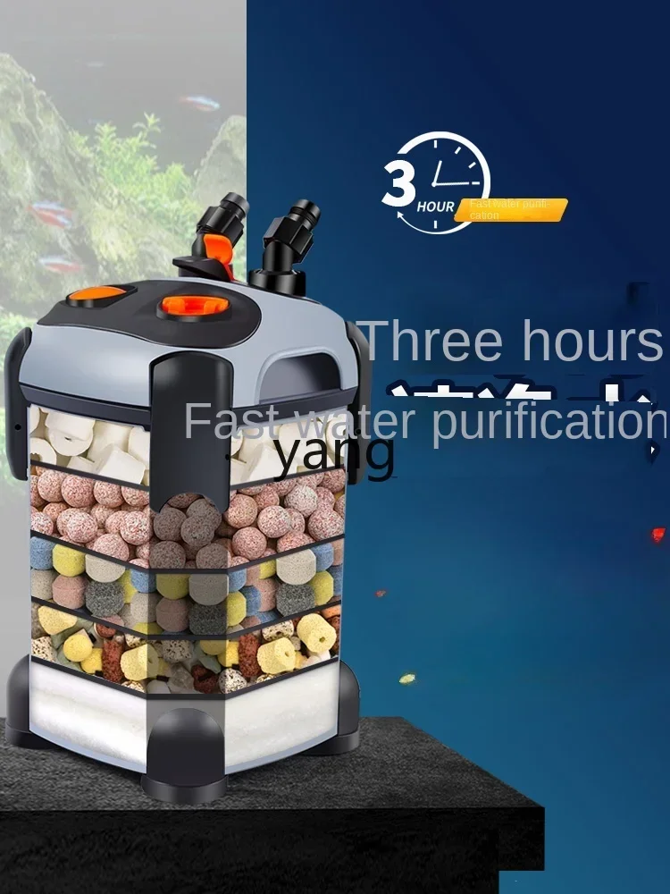 LTT filter silent water purification three-in-one fish tank filter bucket circulation pump