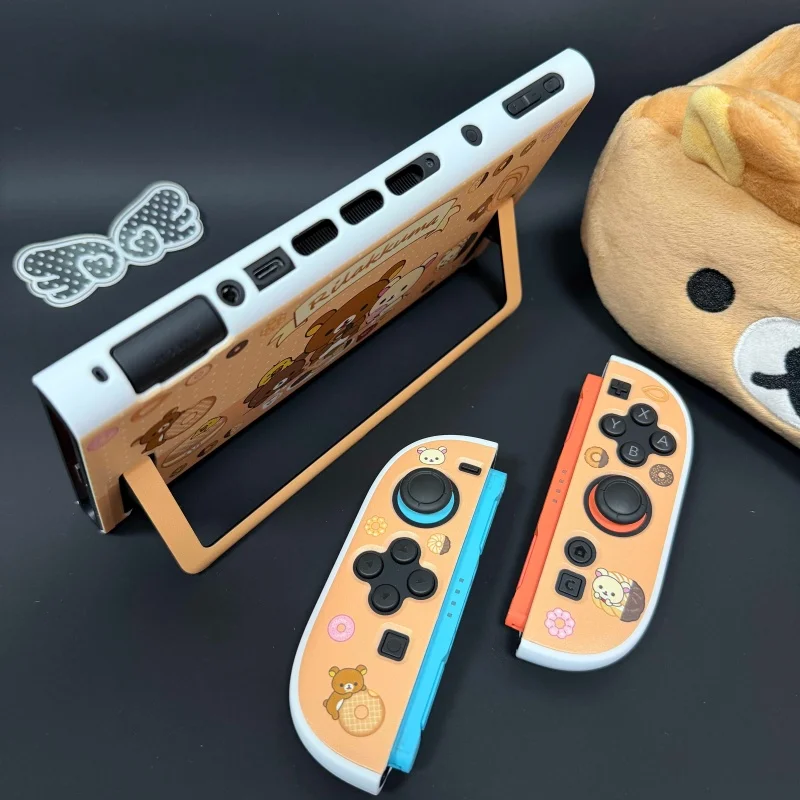 Cute Rilakkuma Switch2 Protective Case Cartoon Bear Custom Switcholed/Ns2 Protective Case Storage Bag Anime Game Peripherals - Image 4