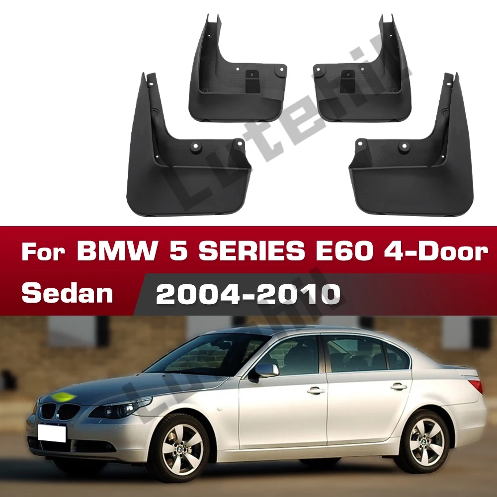 

For BMW 5 Series E60 2004 2005 2006 2007 2008 2009 2010 Fender Mudflaps Splash Guards Mudguards Mud Flaps car Accessories