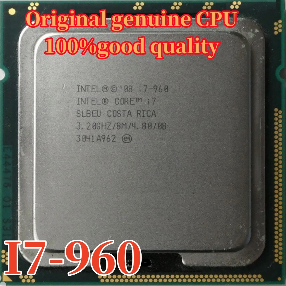 Original Intel Core i7 960 processor i7-960 CPU 8M Cache 3.20GHz 4-cores LGA1366 free shipping ship out within 1 day