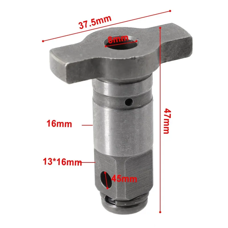 1/2' 16mm Accessories Spindle Anvil Replaceable Silver WU268 WU278 WU279 Electric Wrench For Worx Parkside Impact Wrench Shaft