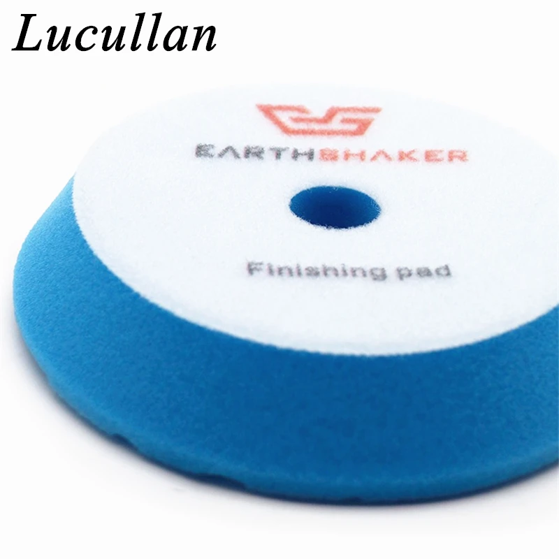 Lucullan 6 Inch Car Care Cutting Polishing and Finshing Pad Beveled Hex-Logic Sponge For Buffer Polisher Waxing