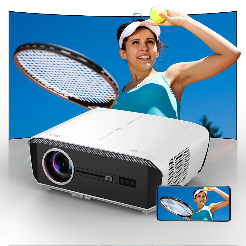 

Wholesale OEM ODM A9 Projector Entertainment Portable Home LED Mobile Projector