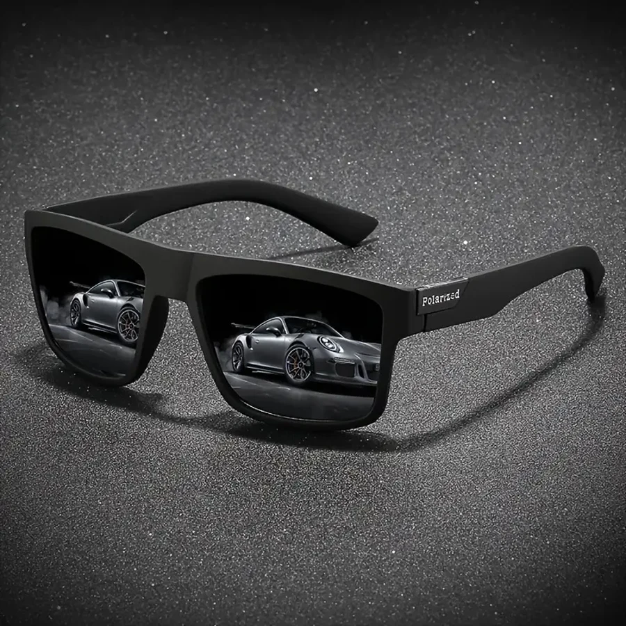Fashion Sunglasses For Men And Women Luxury Driving Fishing Trip Vintage Square Sunglasses For Men UV400 Glasses image 2