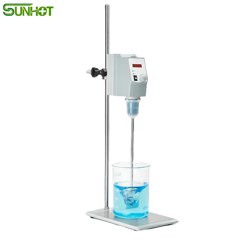 

20L40L High-Speed Electric Laboratory Stirrer With LED Overload Protect Customizable Overhead Motor Clamping Range OEM Supported