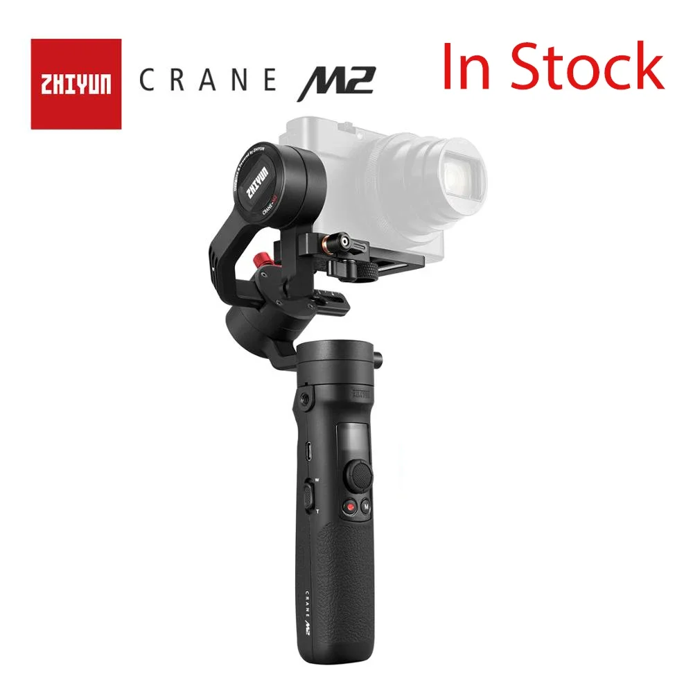 ZHIYUN Official Crane M2 Gimbals for Smartphones Mirrorless Action Compact Cameras New Arrival 500g Handheld Stabilizer