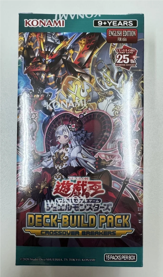 Yugioh KONAMI Duel Monsters Deck Build Pack CROSSOVER BREAKERS Asian English DBCB Collection Sealed Booster Box