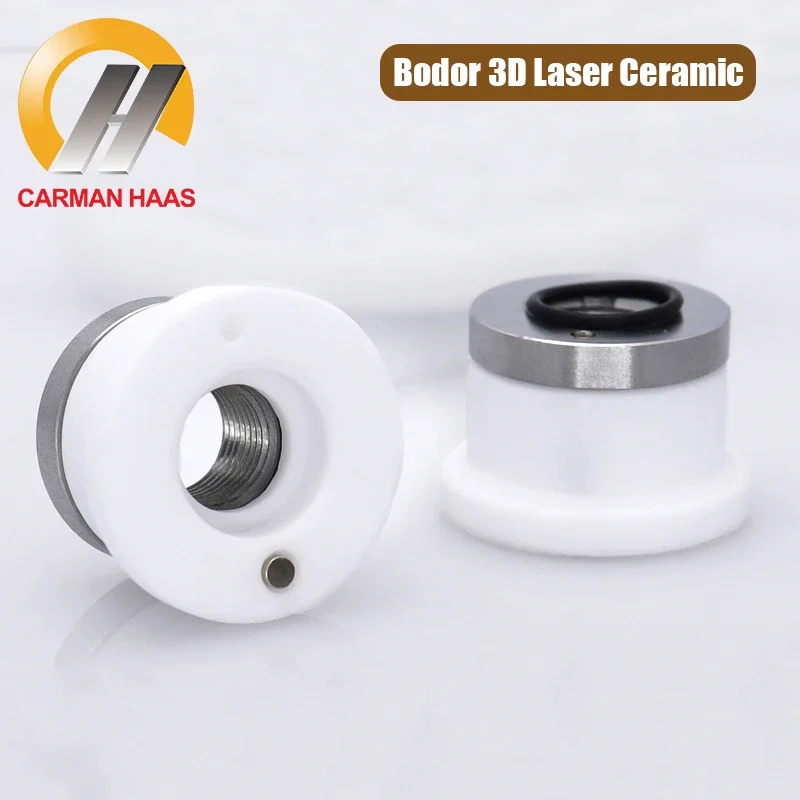 Carmanhaas Keramische Ring BD-01A Dia 20.6Mm Voor Bodor 3d Laser Keramische M8 Vezel Lasersnijmachine Kop Mondstuk Houder Snijder