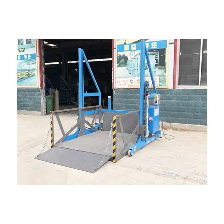 Piattaforma elevatrice portatile per caricamento e scarico Tavoli elevatori da 2 tonnellate Piattaforma elevatrice mobile per carico e scarico