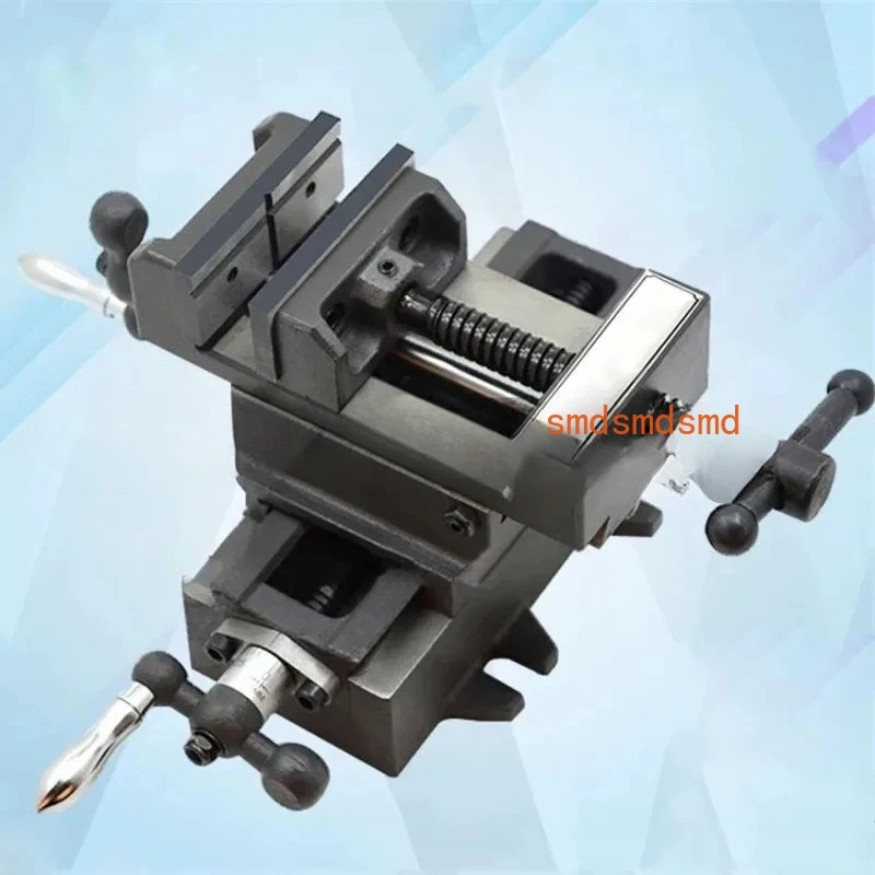 

Многофункциональные прецизионные крестовые плоскогубцы, тяжелые настольные тиски, бытовой настольный зажим, 4-дюймовые крестообразные тиски для сверлильного и фрезерного станка