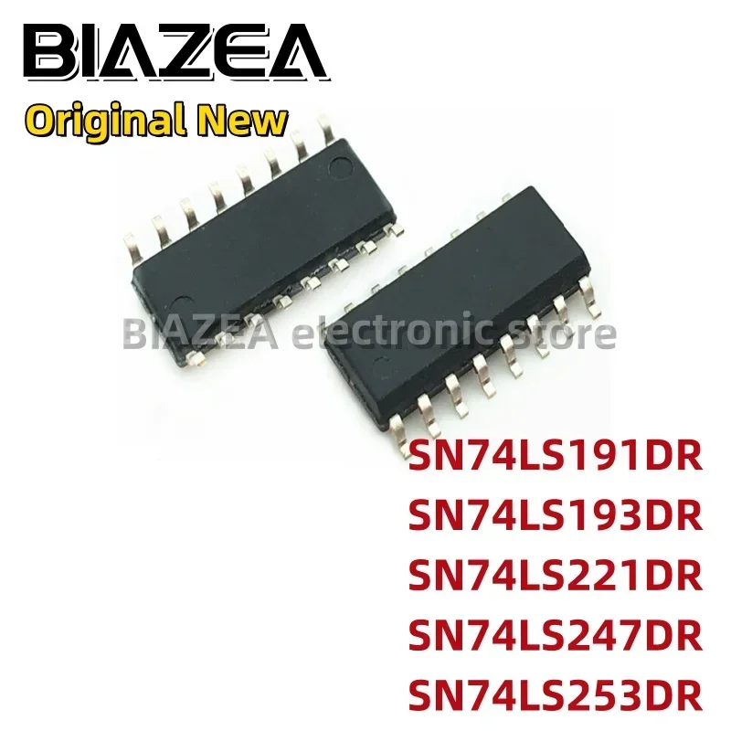 1 peça SN74LS191DR SN74LS193DR SN74LS221DR SN74LS247DR SN74LS253DR Chipset SOP16